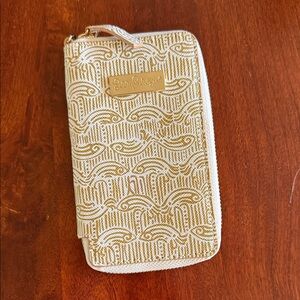 Lilly Pulitzer Gold Patterned Wallet